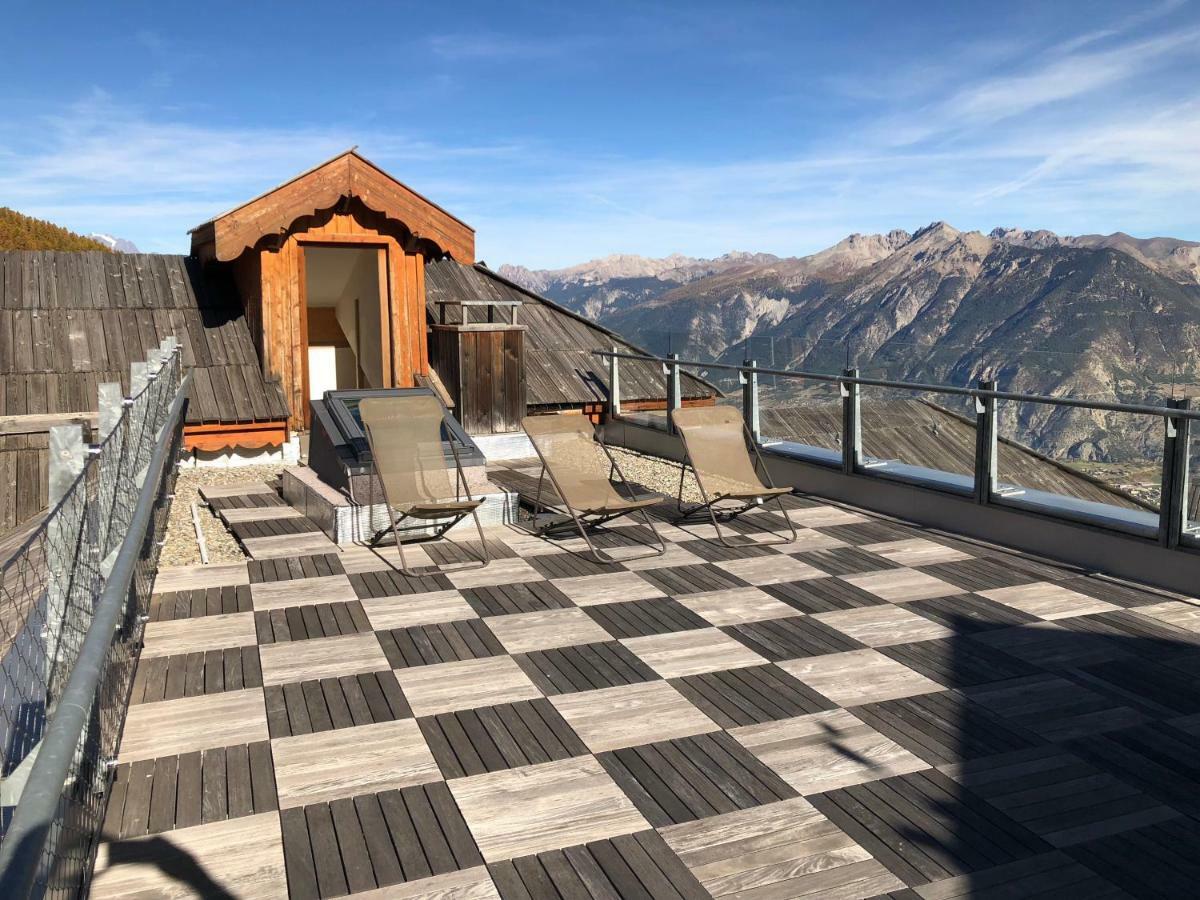 Penthouse "Bond 007" 120 M2 Piscine Sauna Risoul 1850 Kültér fotó